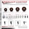 Service Caster 3'' High Temp Glass Filled Nylon 7/16'' Grip Ring Stem Caster with Brake SCC-GR20S314-GFNSHT-TLB-716138 - alternate 2